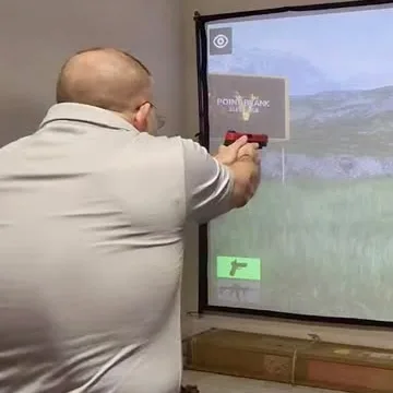 CW5 John, showing that officers CAN shoot! Doing the @tactical_rifleman Pistol combat reload CTE 

Bring the range home.